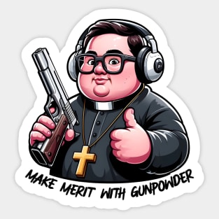 Gun Bless You Sticker